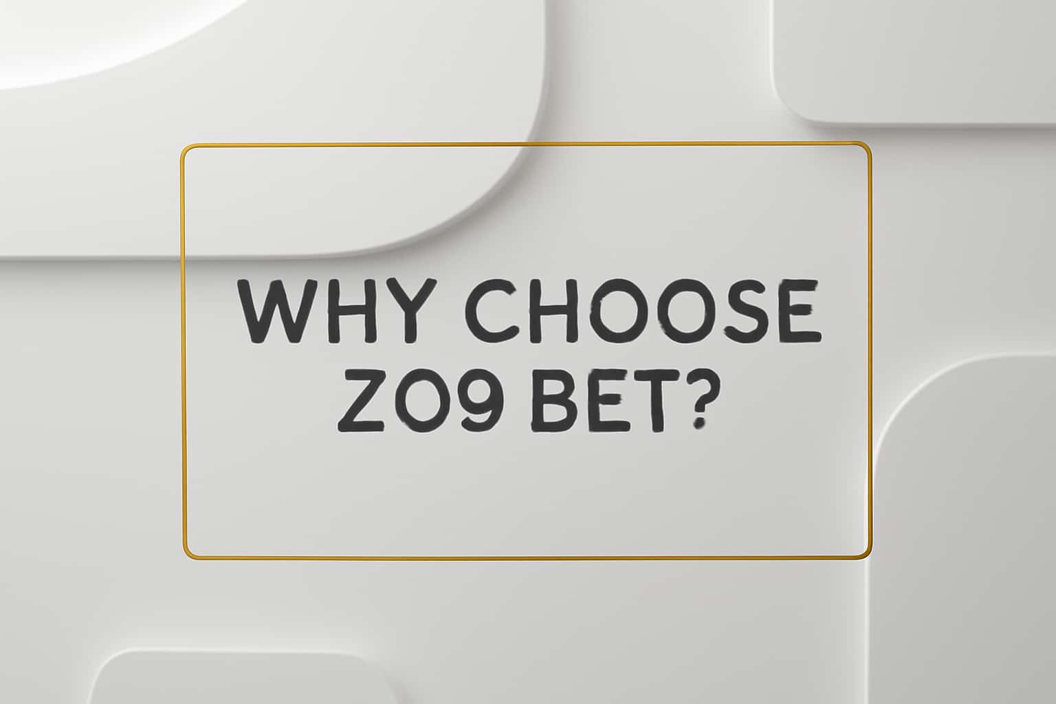 Why Choose Zo9 Bet? Interface