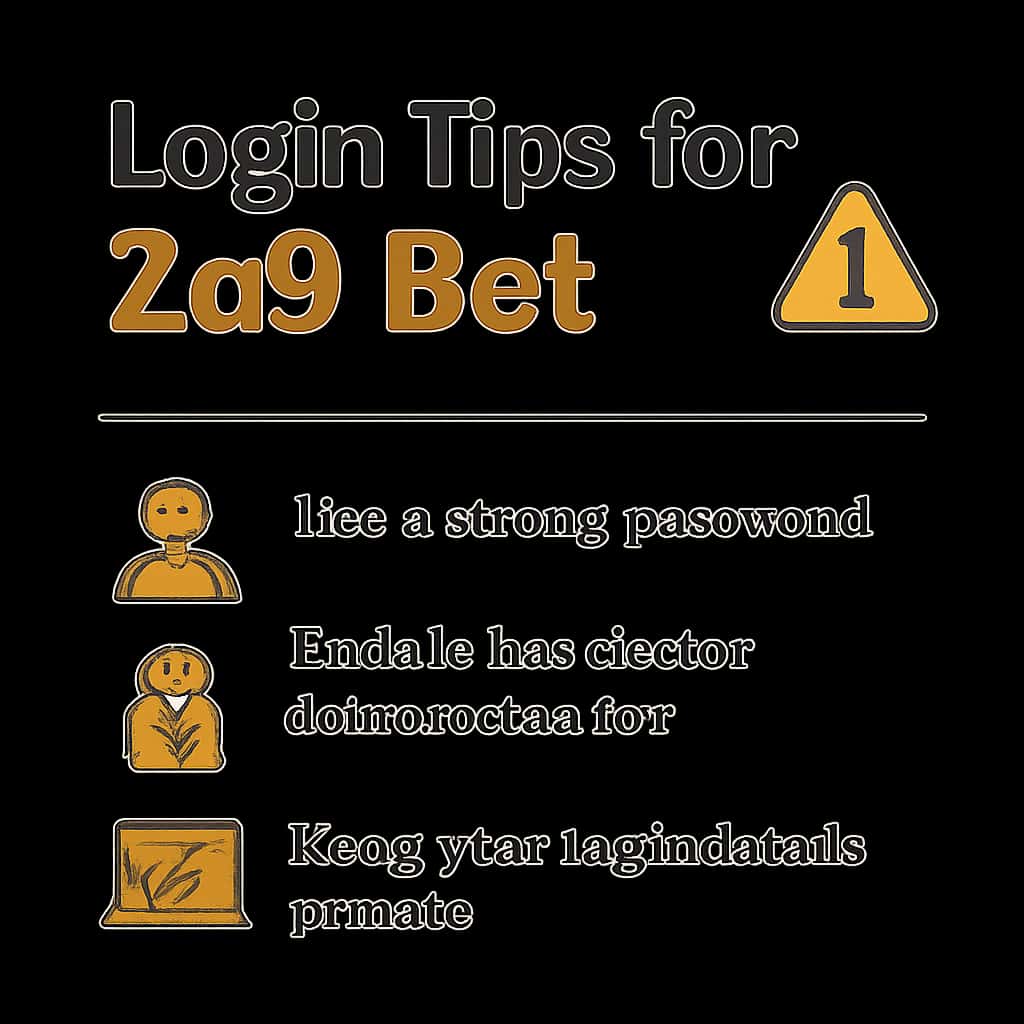 An educational illustration depicting the login process for Zo9 Bet.