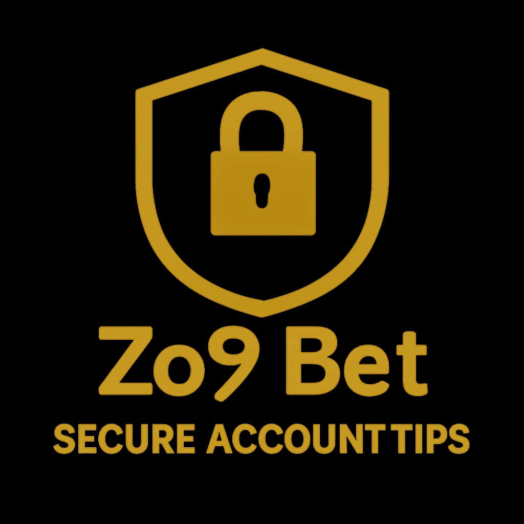 An icon representing security for Zo9 Bet account tips.