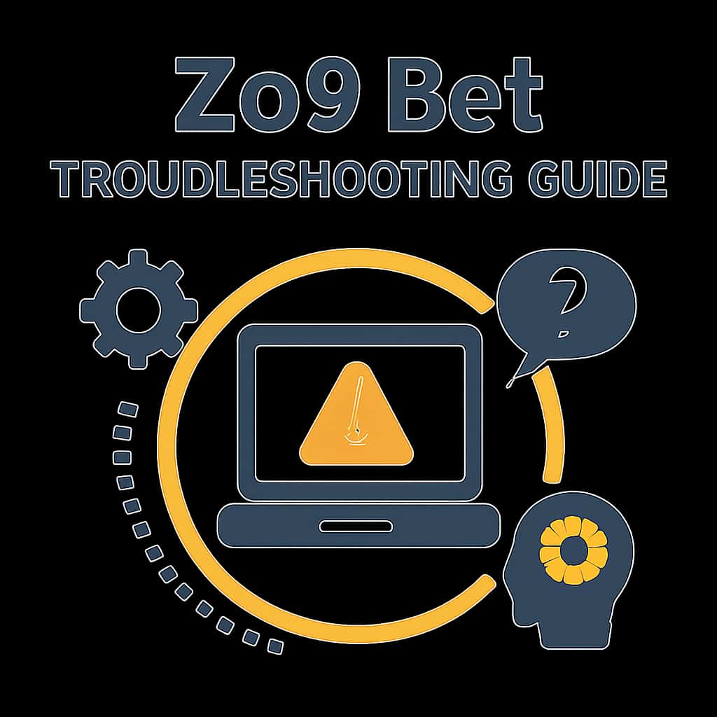 An educational diagram for Zo9 Bet troubleshooting.