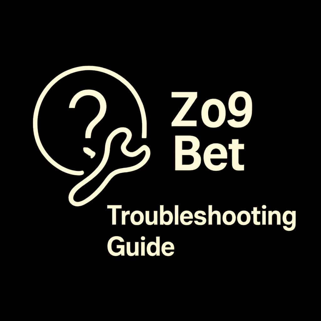 A professional badge representing Zo9 Bet Troubleshooting Guide.