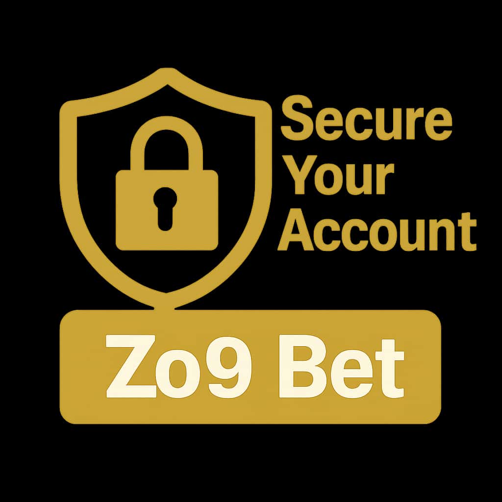 Icon representing Zo9 Bet account security.